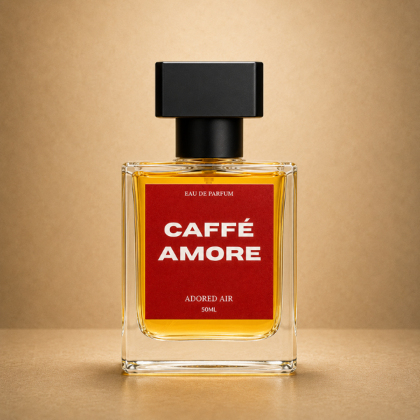 CAFFÉ AMORE Eau De Parfum – Coffee & Vanilla Luxury Fragrance (50ML)